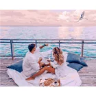 Картина по номерам 40x50 50x65 см, праздничная Настенная картина с изображением морского побережья, пары, подарки, DIY картины по номерам, фотография на холсте