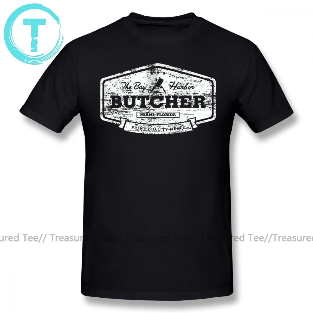 

Dexter T Shirt The Bay Harbor Butcher Worn Look T-Shirt Short Sleeve Fashion Tee Shirt Oversized 100 Cotton Graphic Tshirt