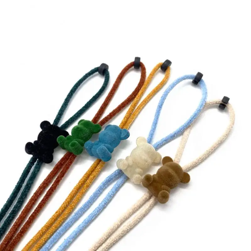 

Cute Face Mask Lanyard Adjustable Mask Storage Hook Handy Convenient Holder Rope Antilost Kid Mask Hanging Neck Rop Halter Ropes
