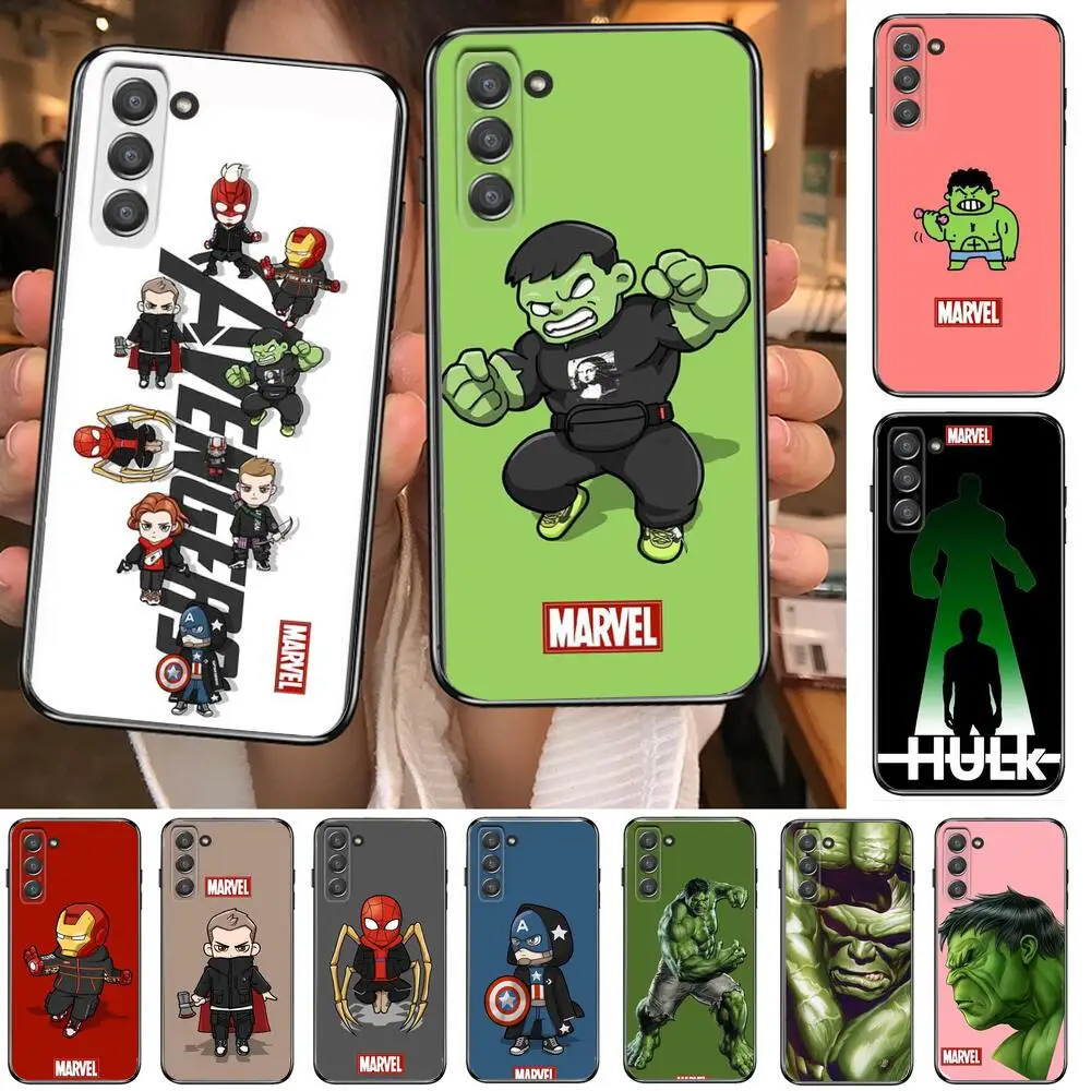 

Marvel Phone Cover Case for SamSung Galaxy S6 S7 S8 S9 S10E S20 S21 S5 S30 Plus S20 Fe 5G Lite Ultra Edge Avengers Hulk Funny