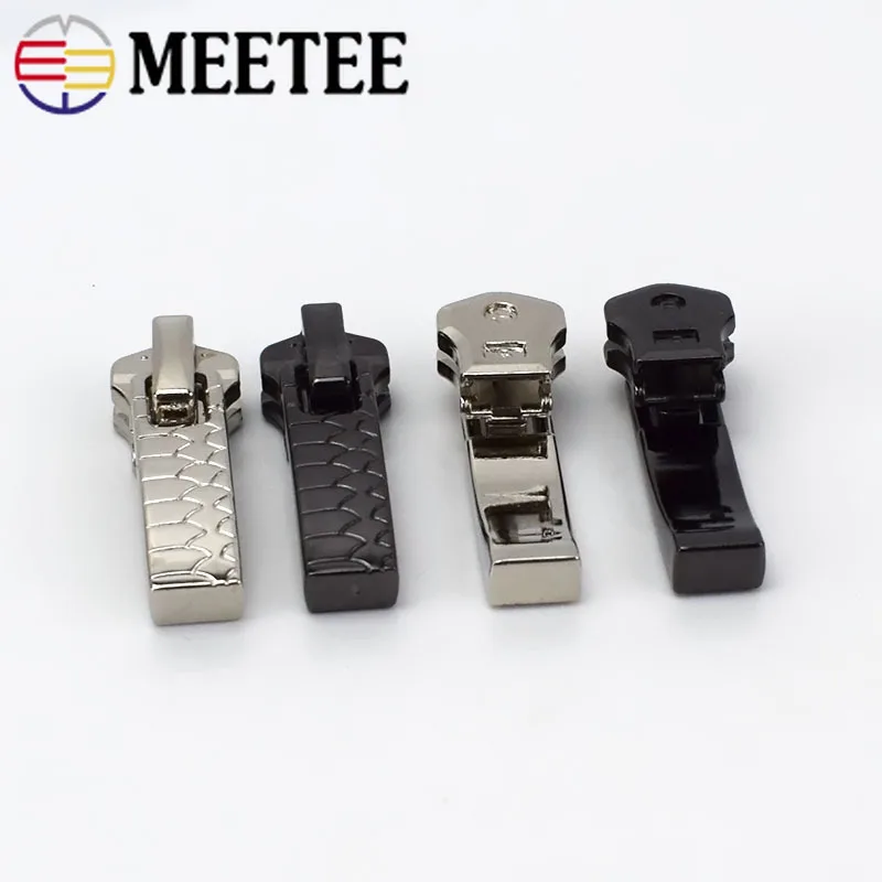 Meetee 5 # слайдер на молнии для металлических молний Ремонтный комплект сумки