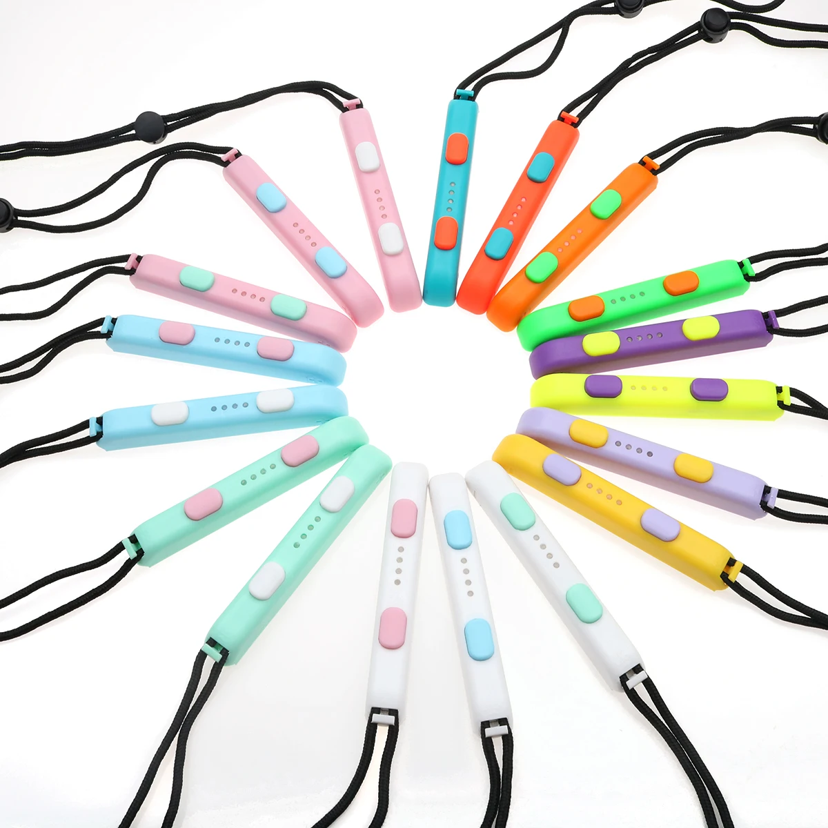 YuXi для Nintendo Switch консоль Joy con Корпус чехол запасные части и ручной ремешок Веревка