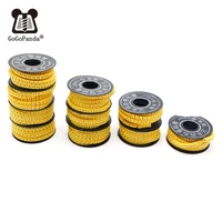 10 rollslot 1 5mm 6mm square wire cable marker cable sleeve pvc number 0 9 2 5mm 4mm 10mm