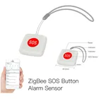 Кнопка сигнализации ZigBee с кнопкой SOS, водонепроницаемый переключатель для аварийной сигнализации для пожилых людей и детей, дистанционное управление через приложение