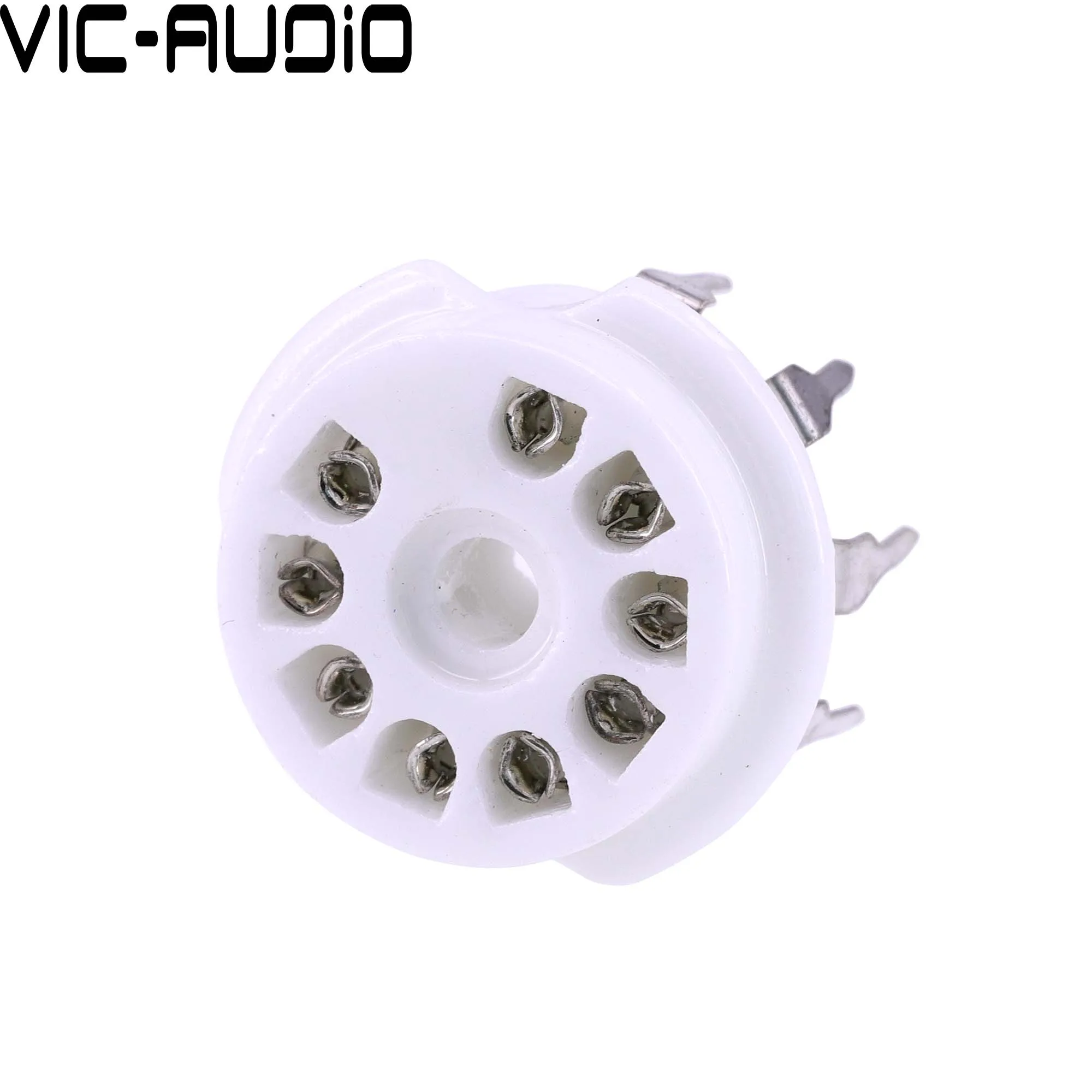 Ceramic B9A 9pin Valve Tube Socket GZC9-B For E88CC 6DJ8 ECC82 ECC83 EF86 EL84 6922 12AX7 12AU7 Vacuum Amplifier Vintage | Электроника