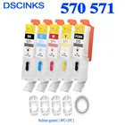 PGI-570 CLI-571 570 571 картридж многоразового использования для Canon MG5750 MG5751 MG5752 MG5753 MG6850 MG6851 MG6852 MG6853 PGI570 CLI571