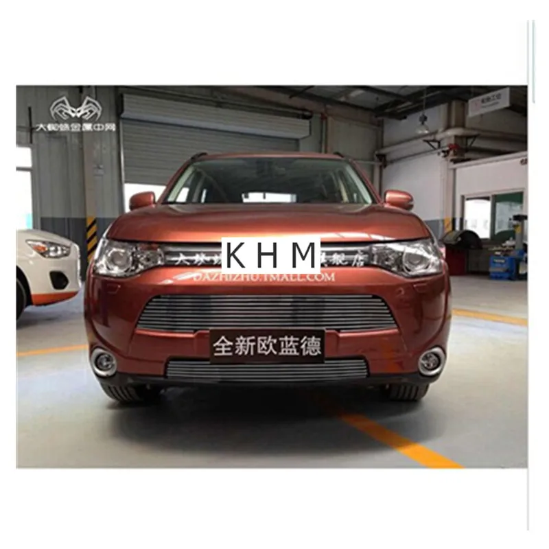 Передняя решетка из нержавеющей стали для Mitsubishi Outlander Samurai 2013 2014 2015