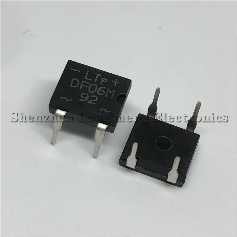 10 шт./лот Новый DF06M DF06 DIP-4 1A/600V Мостовой выпрямитель новая модель | Электронные