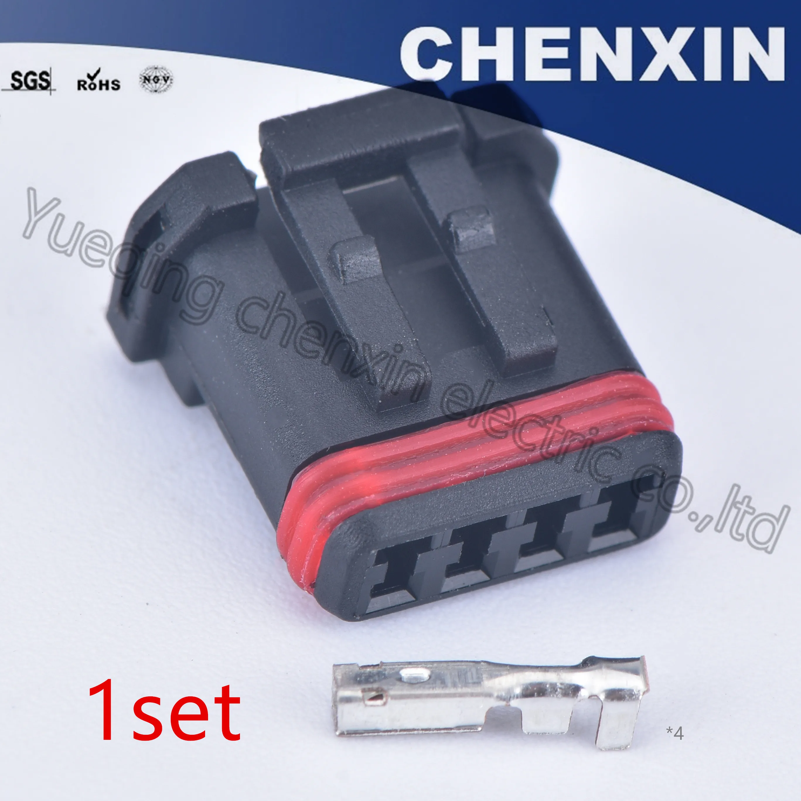 

Black 4 pin connector female MX19004S51 cable plug sensor sensor electrical plug connector