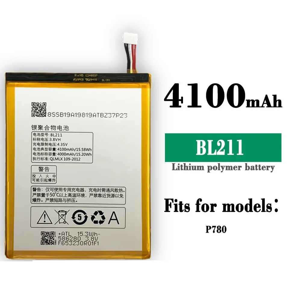 

Suitable for P780 battery LENO VO built-in mobile phone board BL211 new battery