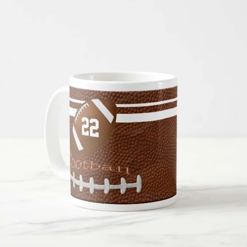 Персонализированные Кружки футбольной команды Nnme и детская чайная чашка с