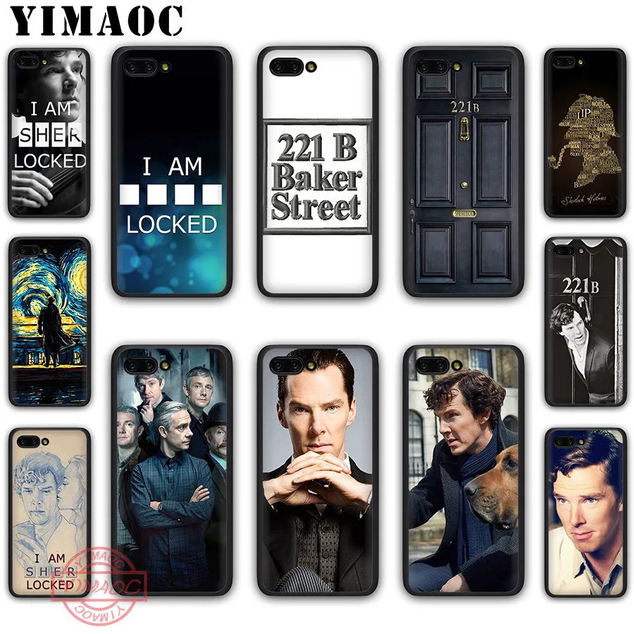 YIMAOC 221B я Шерлок Холмс Sherlocked мягкий чехол для Honor 20 10 9 8 Lite 9X 7A Pro 8X 8C 7X 7C вид