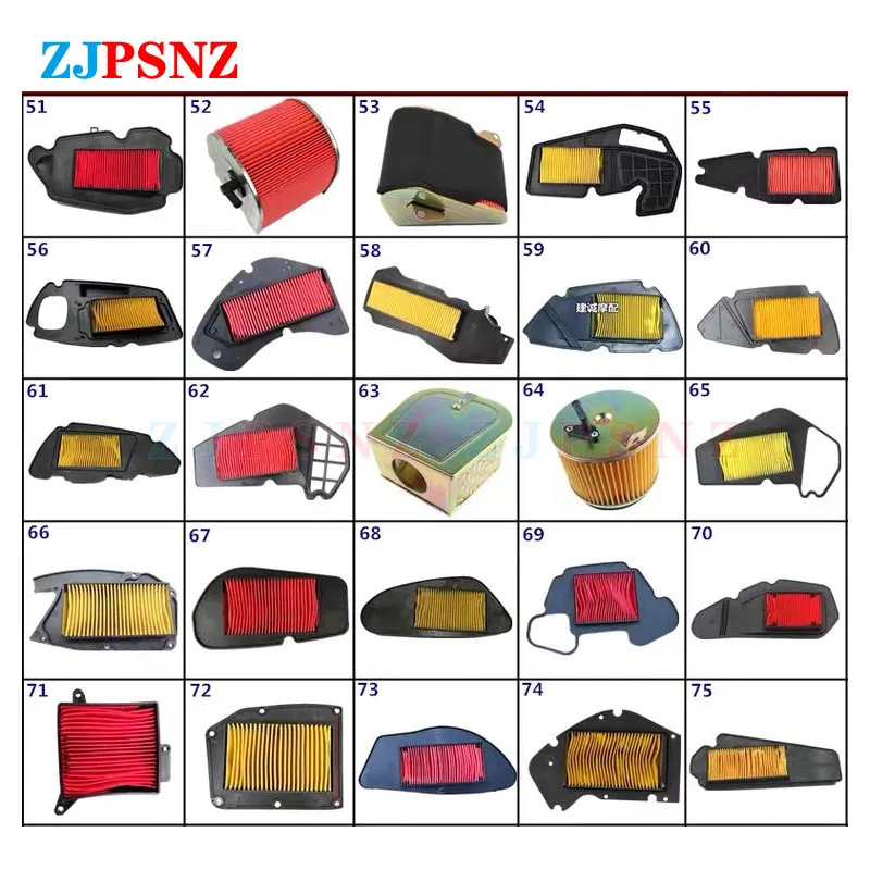 

Motorcycle Air Filter 125cc 150cc GY6 Filter Element Foam Air Filter Sponge Cleaner For Scooter Go Kart Universal