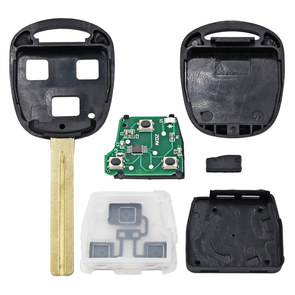 Запасной дистанционный ключ с 3 кнопками 4C Чип 314 4 МГц/плата управления FOB для Lexus