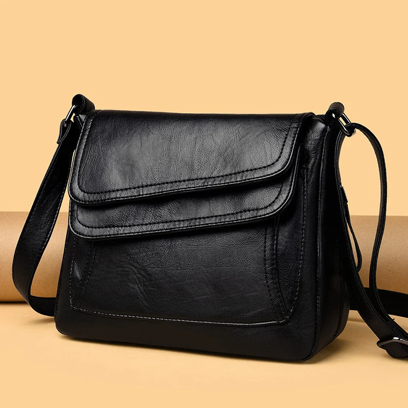 

Vintage Soft Leather Women Shoulder Bags Luxury Handbags Women Bags Designer Ladies Crossbody Bags for Women 2021 Tote Bag Sac