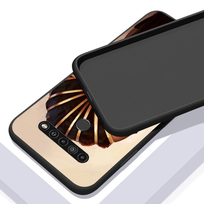 

Colorful art african girl for LG G8 G8S G8X V30 V35 V40 V50 V60 ThinQ Q60 K40 K50 K30 K41 K51 K61 K71 K22 Black Phone Case