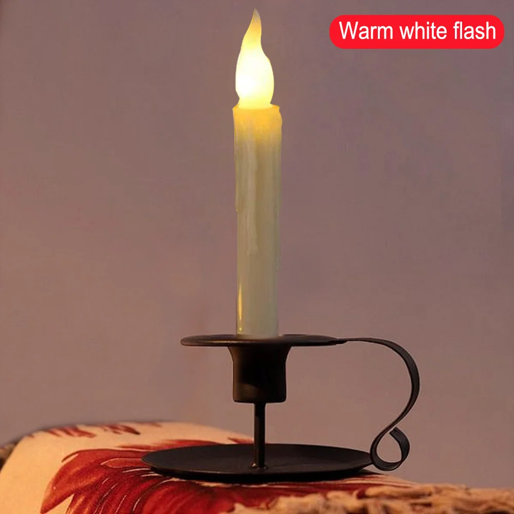 

Новый Год Светодиодные Свечи Беспламенного Дистанционное восковые свечи светодиодные Чай светильник для дома Обеденный стол вечерние Рож...