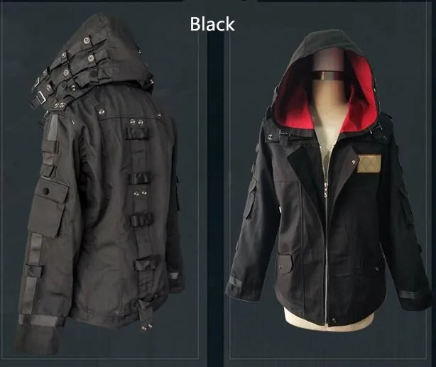 Костюмы для косплея «курица для Pubg», плащ «Pubg» с капюшоном, куртка «Pubg», пальто, пальто для детей и взрослых - Цвет: Black