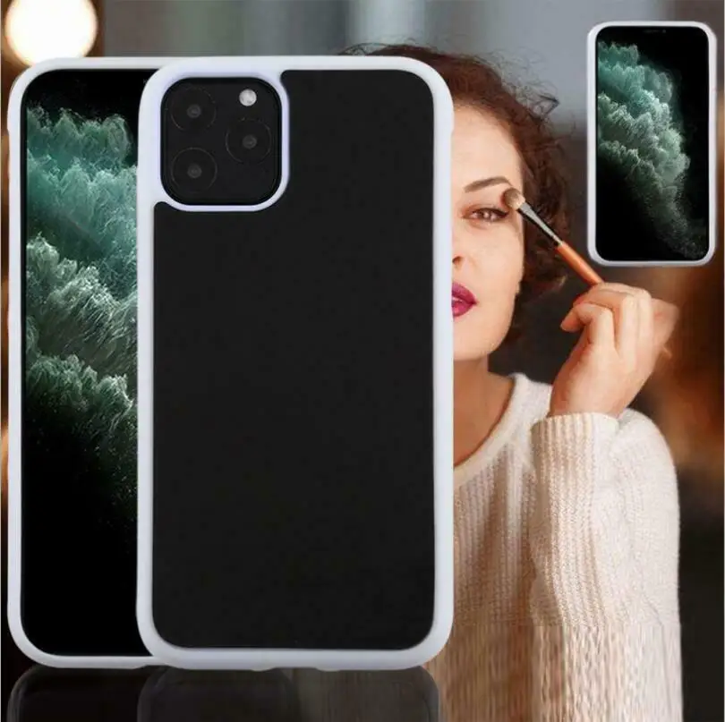 Антигравитационный чехол для iPhone 13 Pro Max SE 2nd 2020 абсорбирующий с наноприсоской 12 XR