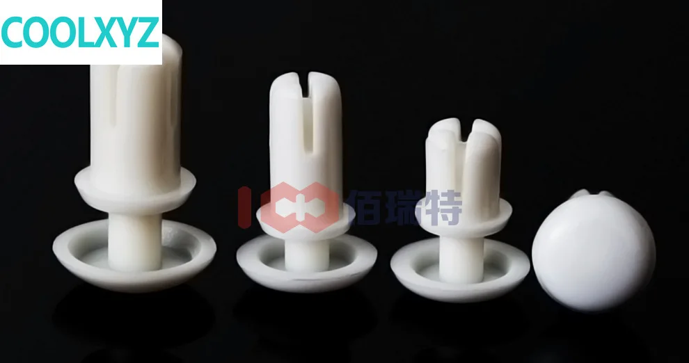 Черные/белые пластиковые заклепки R-shaped PC доска Пластиковые расширения