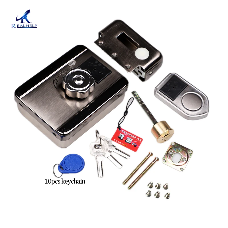 Беспроводной электронный замок для смарт-карт с RFID-считывателем и защитой от