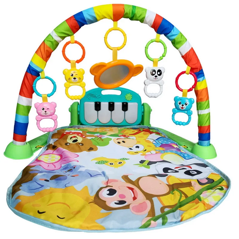 LOOZYKIT детская стойка для нот игровой коврик головоломка ковер пианино клавиатура