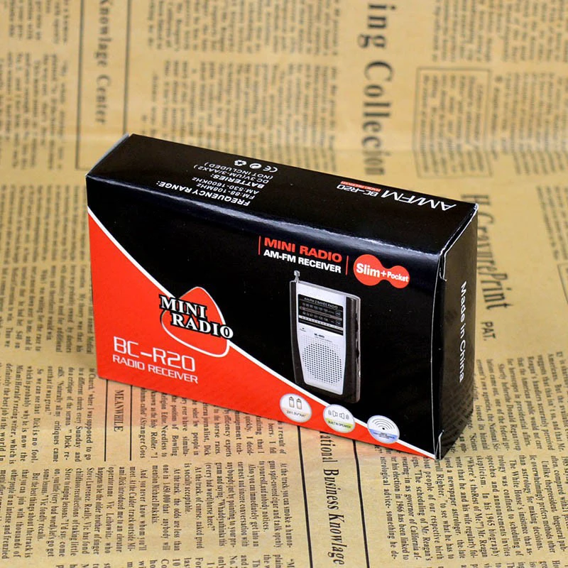 Универсальный Карманный Телескопический многофункциональный мини AM/FM 2 полосный