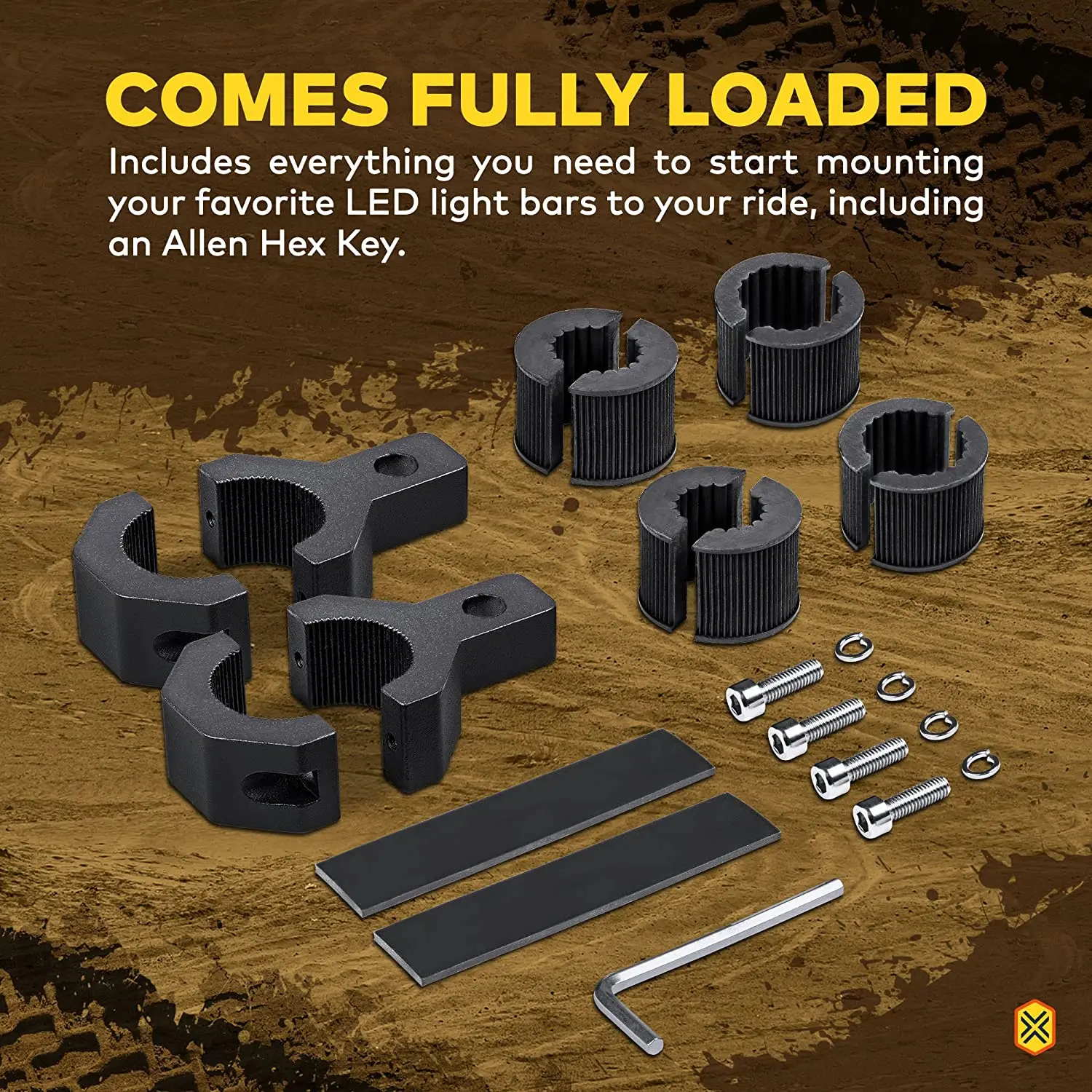 

Off-Road ATV UTV Light Bar Mount Bracket Kits 0.75/1/1.25 Inch Vertical Bar 2 Unit Bull Bar UTV Roll Bar Clamp Tube Roll Cage