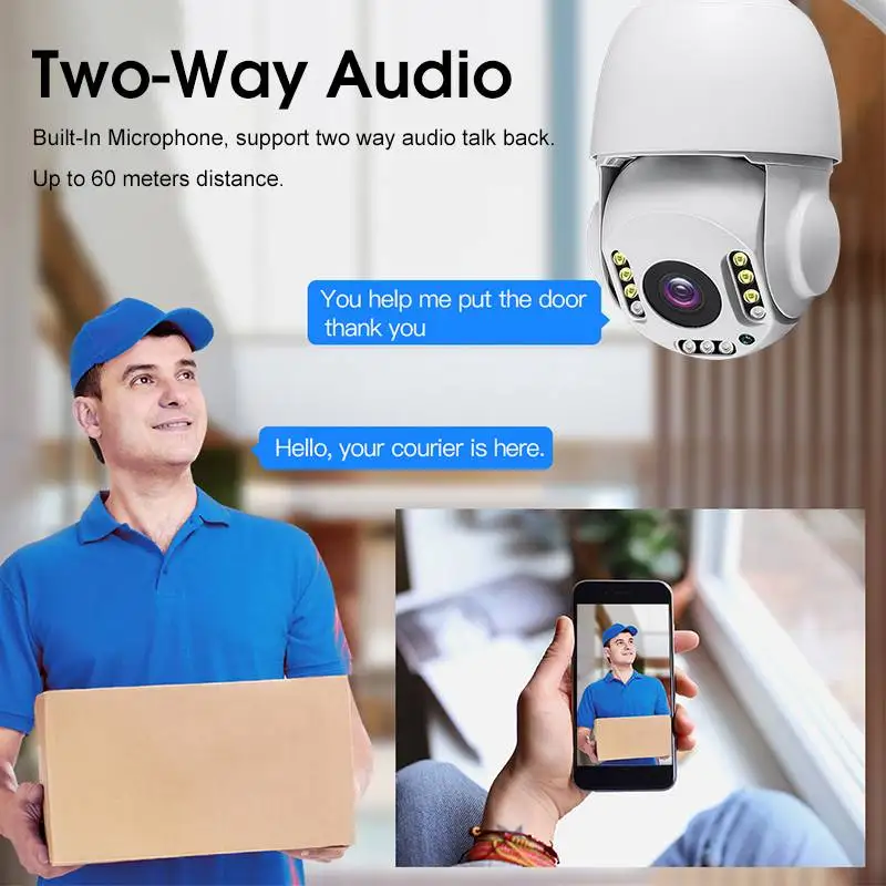 IP камера ПНН из алюминиевого сплава с 30 кратным увеличением 500 м 1080P|Камеры