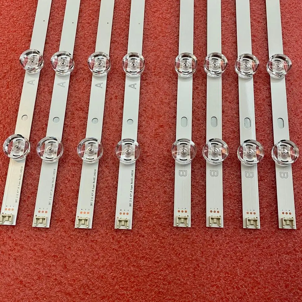8 шт./компл. светодиодный Подсветка полосы для LG 47LB6200 47LB6300 47LB570B 47LB561U 47LB5610 Innotek DRT 3 0