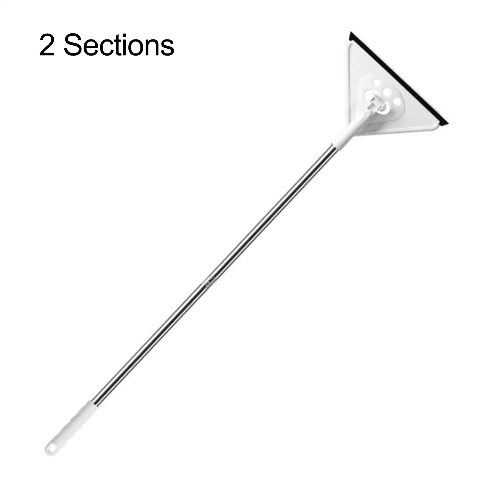 

5-Sections Adjustable Deep Clean Mop Triangle Ultrafine Fiber Damp Mop Multi-function Triangle Mop For Home Car Windows Cleaning