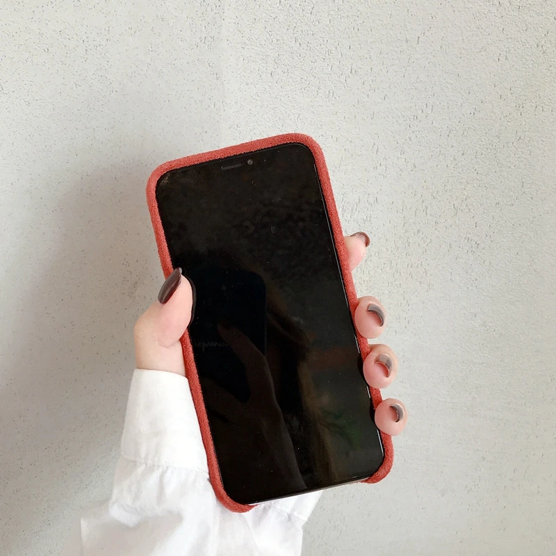 Fashion Warm Corduroy Phone Case For iPhone 11 Pro Max XR X XS Soft Cover Capa 7 8 6 6S Plus Plush Cases |