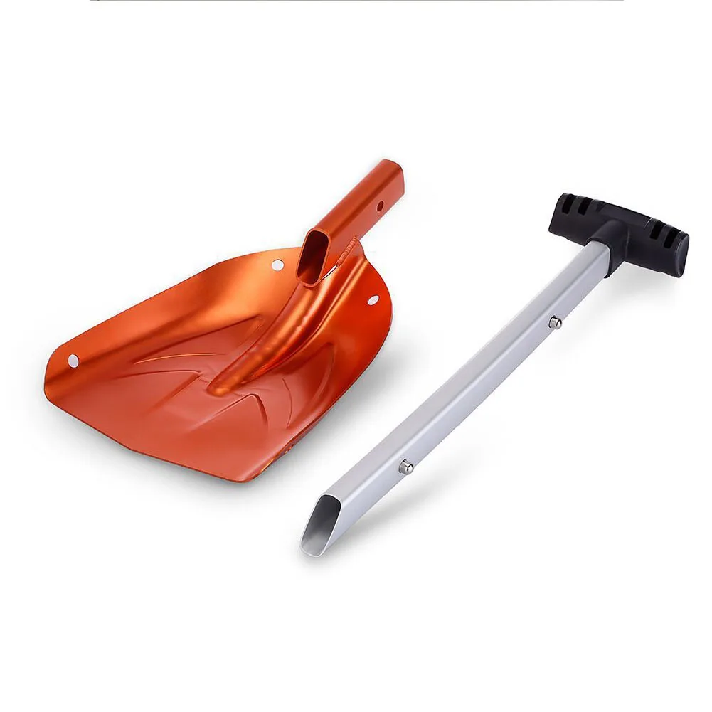 

Emergency Aluminum Alloy Survival Spade Ice Scraper Home Outdoor Cleaning Tool Garden Snow Shovel Telescopic Detachable Car