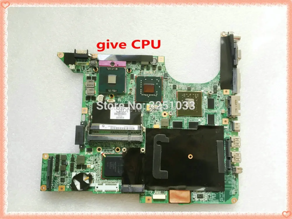 Для hp павильон DV9000 ноутбук DV9500 DV9800 DV9700 материнская плата 447983-001 461069-001 аккумулятор большой емкости DA0AT5MB8E0 DDR2 тестирование Хорошее