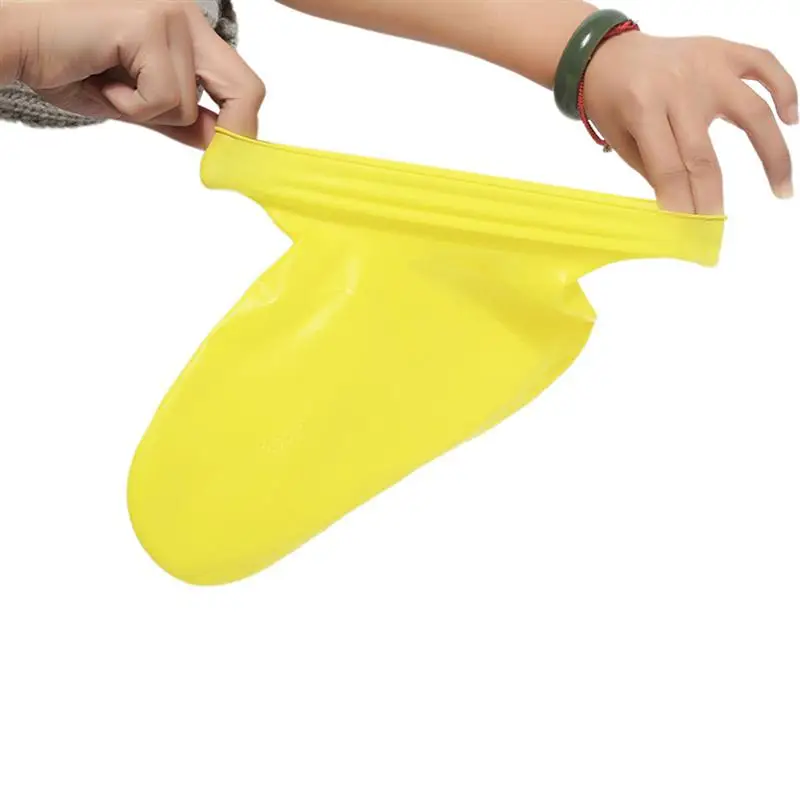 Унисекс водонепроницаемые Одноразовые эластичные латексные Бахилы для ботинок