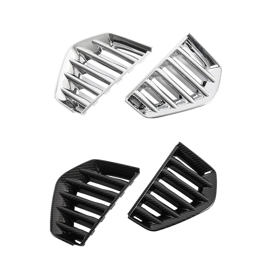 

For Cadillac XT4 2018 2019 Front Fog Lamp Trim Frame Carbon Fibre 2PCS