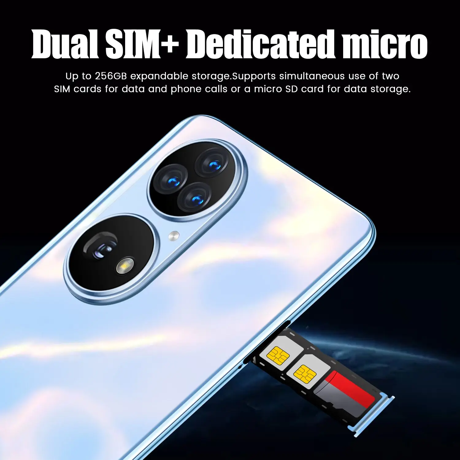 Tel&eacute;fono M&oacute;vil desbloqueado versi&oacute;n Global, dispositivo con agujero verdadero, pantalla de excavaci&oacute;n, 5G, para Huawei P50 Pro, Android, 2021-4