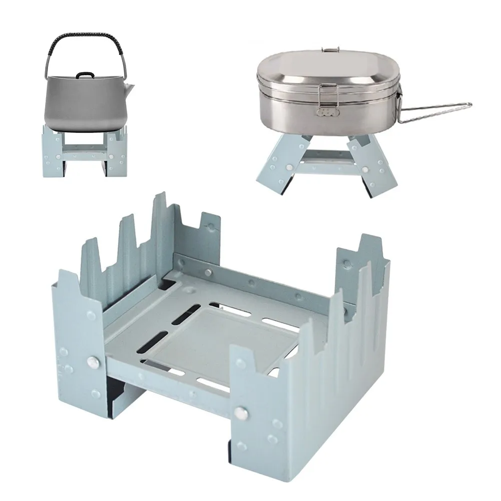 

1pc Outdoor Alcohol Stove Mini Foldable Wood Burning Folding Camping Stove Lightweight Alcohol Stove Burner Picnic Alcohol Stove