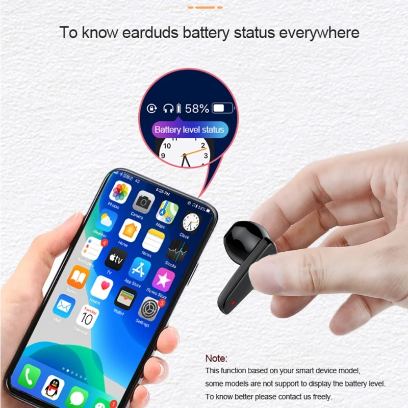 Bluetooth-наушники черные синие белые беспроводные наушники с зарядным боксом |