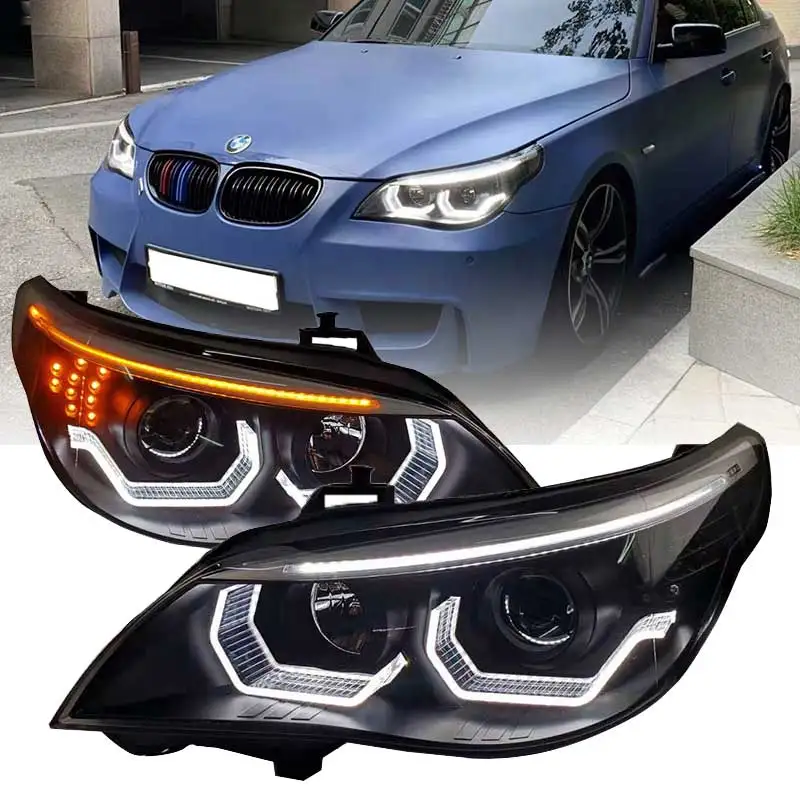Светодиодный головной светильник для BMW E60 520i 523i 525i 530i 2003 до 2007 и 2008 2010 год