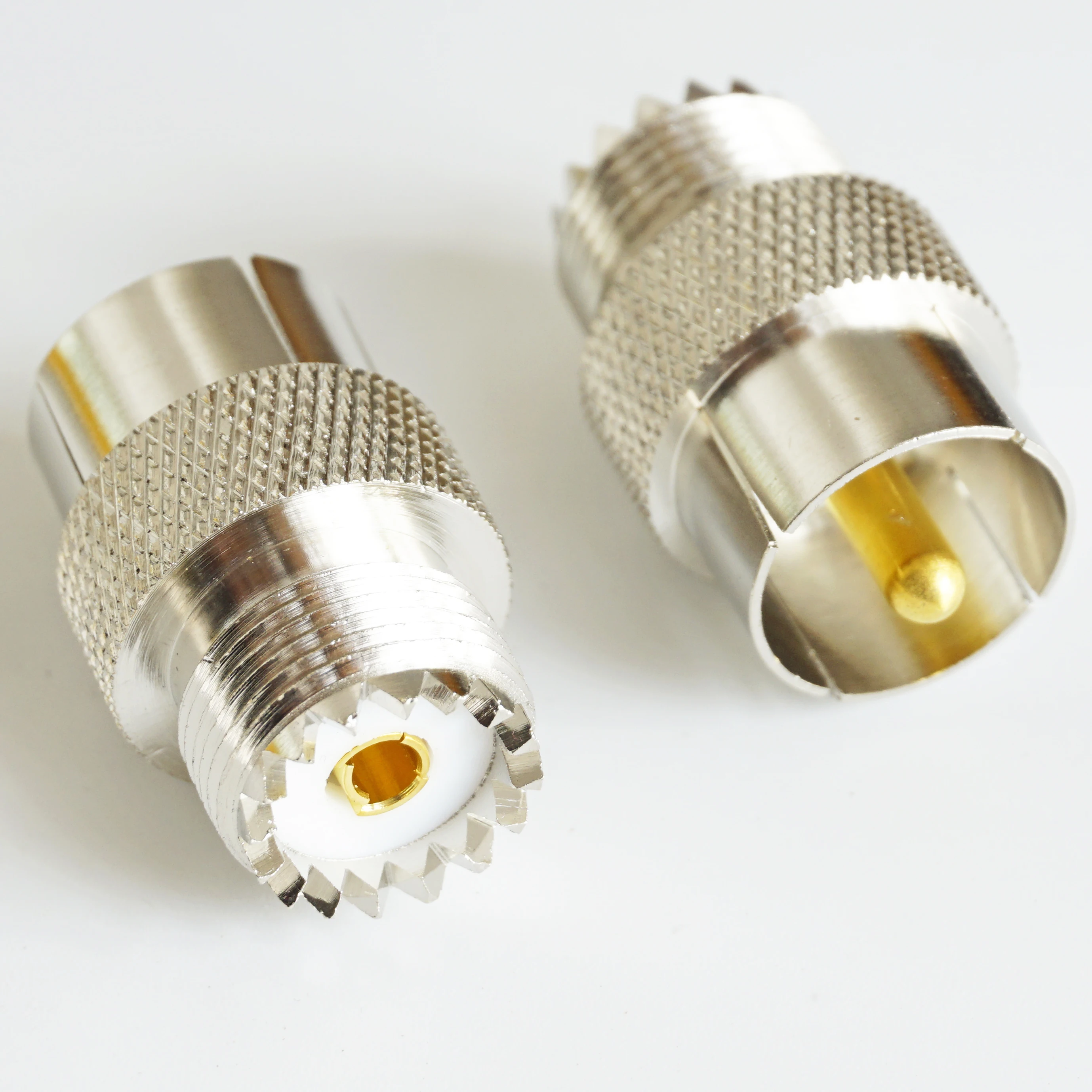 

1 шт. скользящий адаптер UHF plug PL259 в SO239 UHF Female jack RF коаксиальный соединитель push-on QUICK