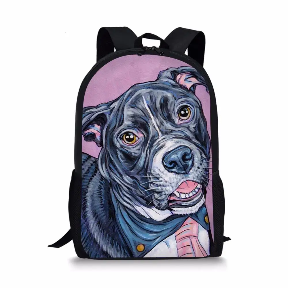 Kids School Bags Children's Travel Backpack Little Bulldogs Prints Pattern Primary School Toddler Backpack for Boys