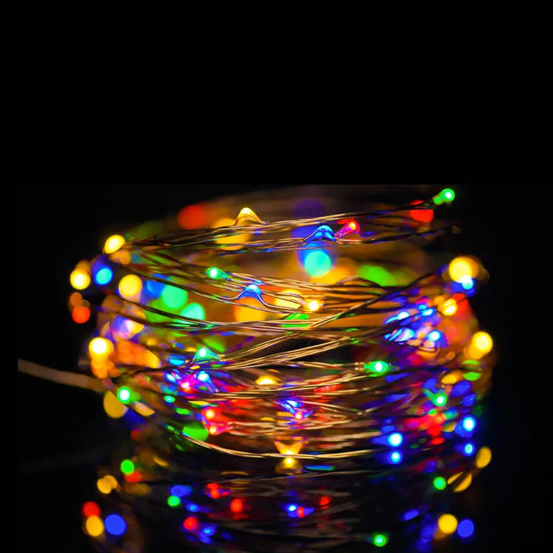 

2M 20LED Decoration LED Copper Wire Fairy String Lights Lamps for Christmas Holiday Wedding Party J99Store