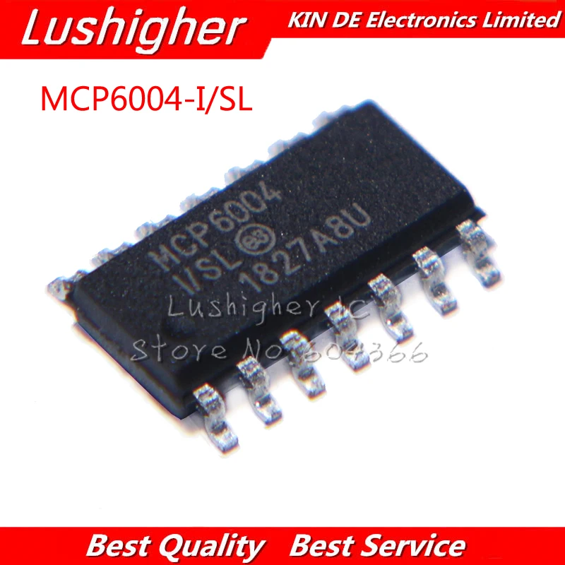 

10 шт MCP6004-I/SL SOP-14 MCP6004-I SOP MCP6004 SMD