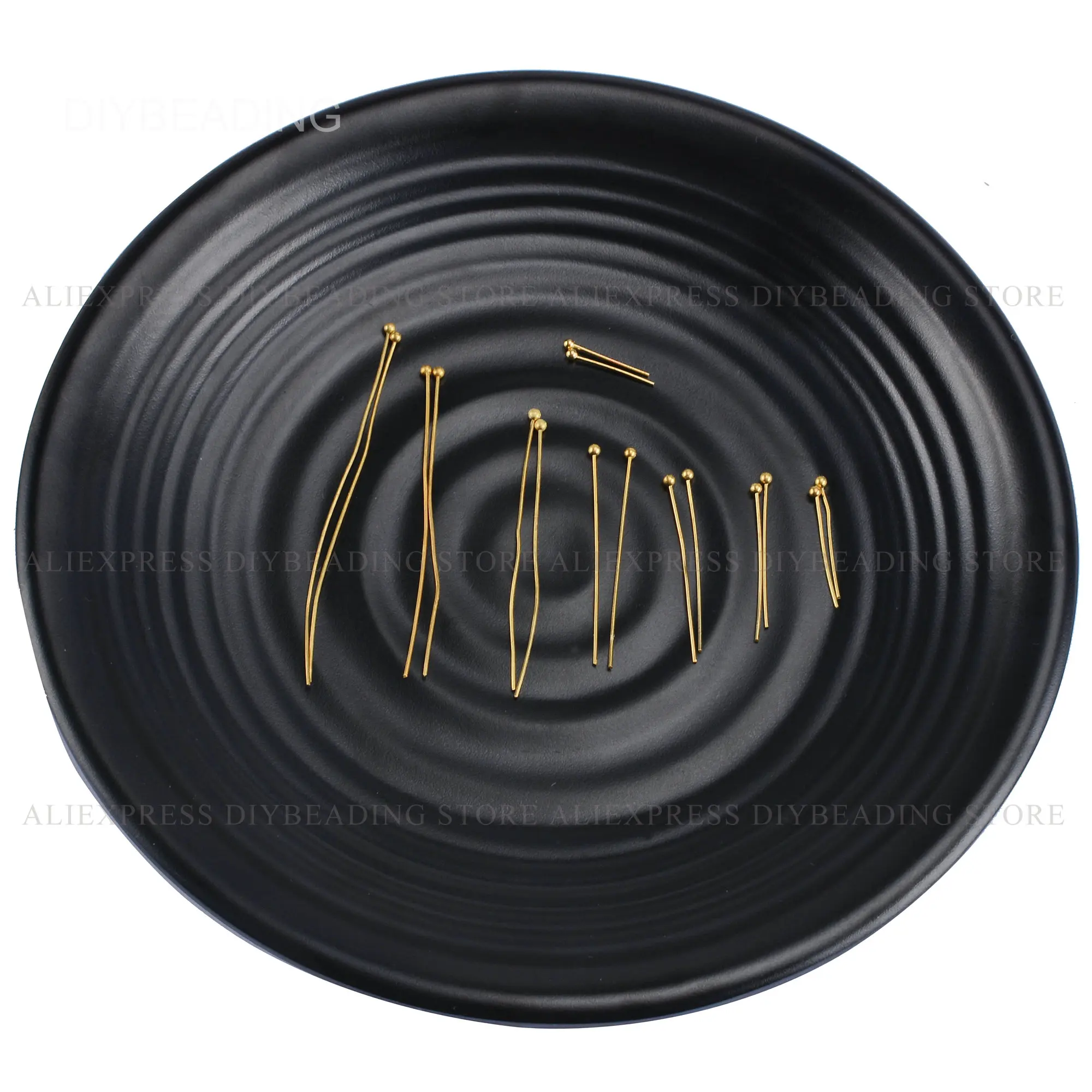 100 шт латунные шариковые шпильки 22 калибра (0 6 мм) проволока 14 мм/20 мм/25 мм/30 мм/35