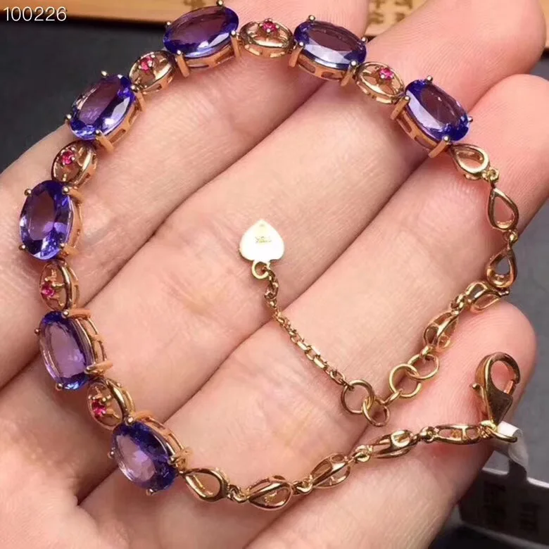 Новое поступление натуральным 925 пробы серебряные ювелирные изделия браслет с