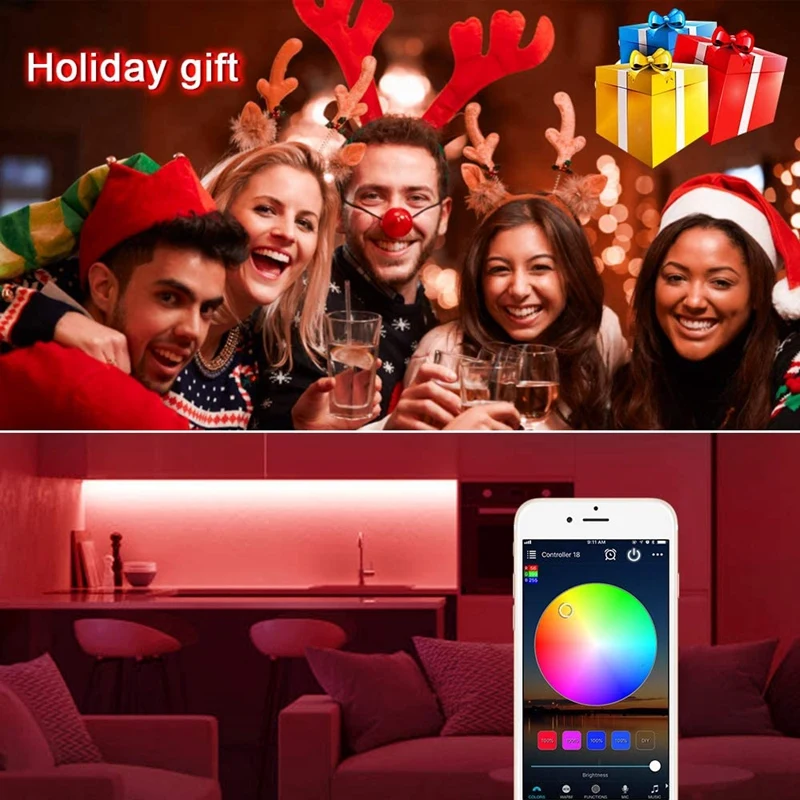 Интеллектуальная беспроводная (Wi-Fi) цветная (RGB)/GRB LED Управление совместимый с