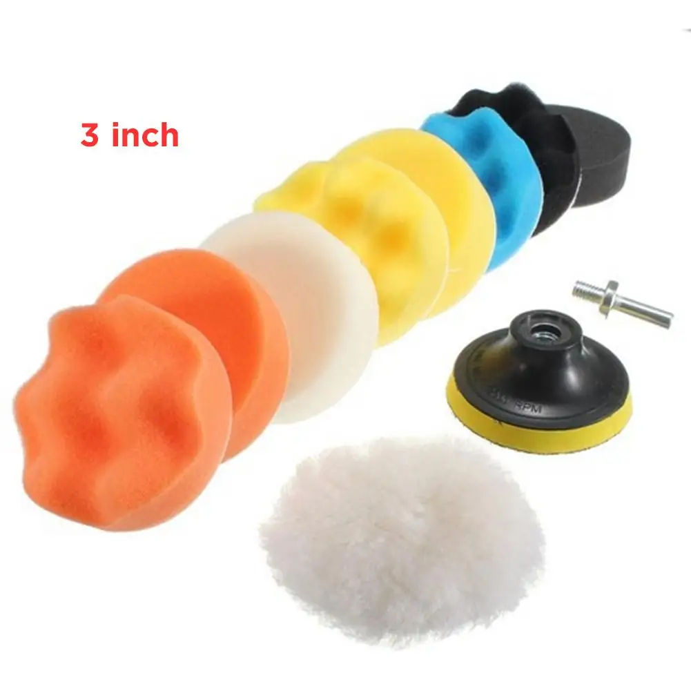 3 Inch/5 Inch Car Sponge Polishing Pad Kit Buffer Waxing Adapter Drill For Auto Care Repair Tools | Автомобили и мотоциклы