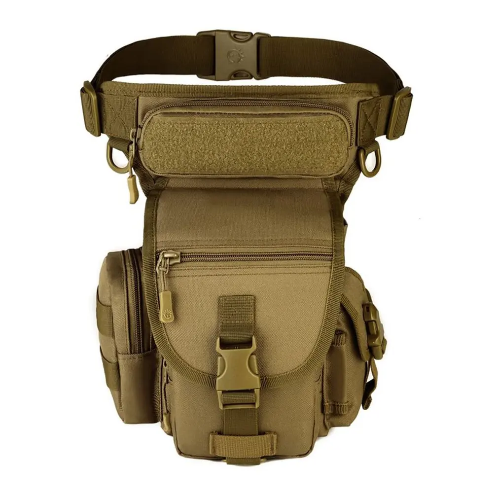 

Men Canvas Waist Drop Leg Bag Military Messenger Shoulder Fanny Pack Cross Body Thigh Hip Bum Belt for Travel Motorcycle Riding