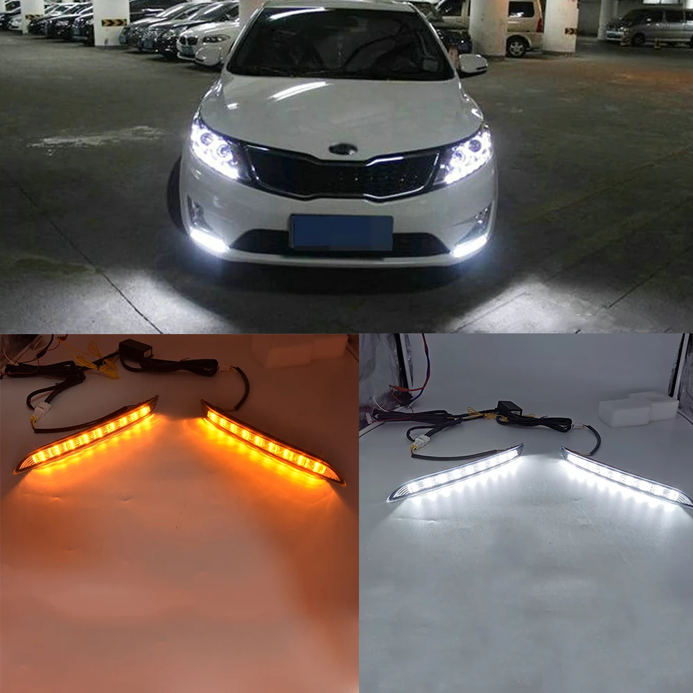 2 шт. ECAHAYAKU светодиодный Габаритные огни 6000K 12V виброустойчивый
